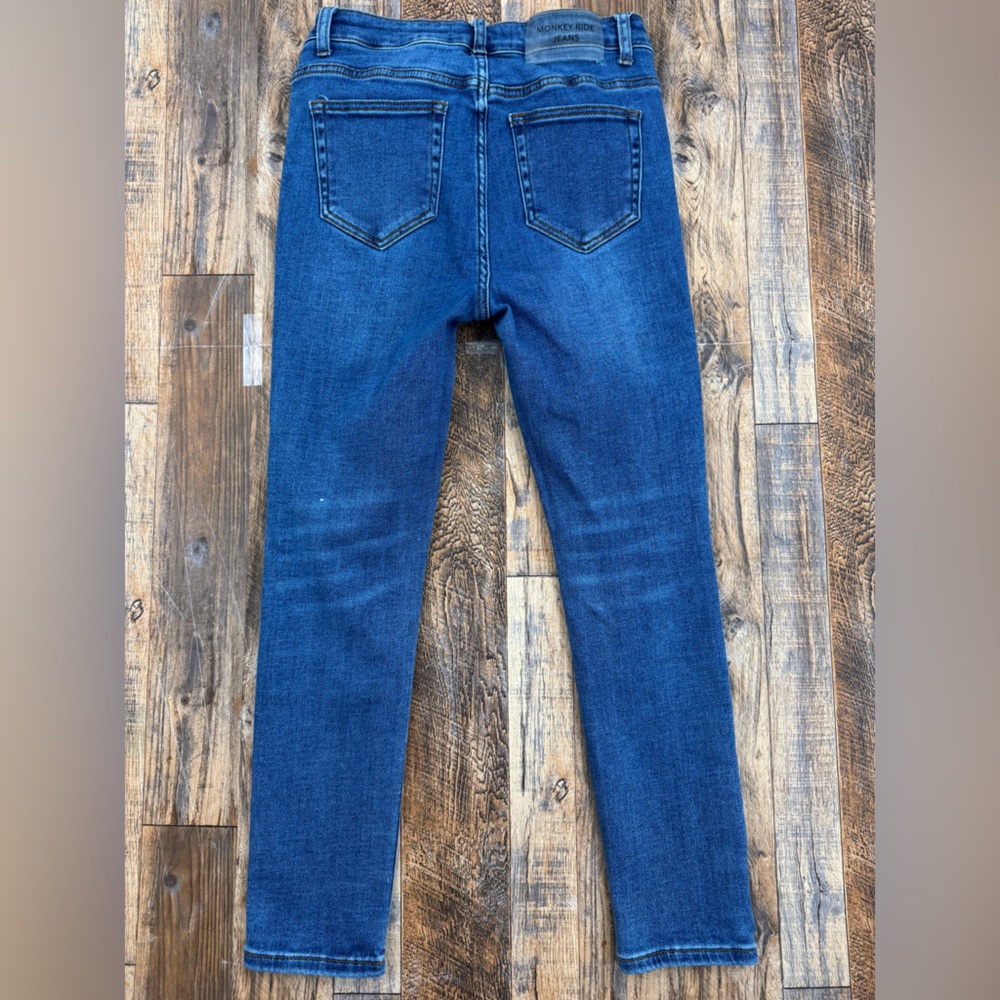 Monkey Ride Original Vintage Women’s Distressed Button Fly Jeans, Size 9/29 - Picture 11 of 16